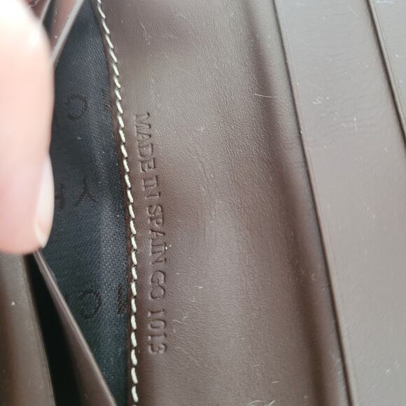 Givenchy Wallet Signature Brown Bifold 4x4 Medium Card Holder Logo Unisex Design - Picture 5 of 13